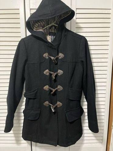 American Eagle  Outfitters Women’s Peacoat Wooden Toggle Buttons Size Medium