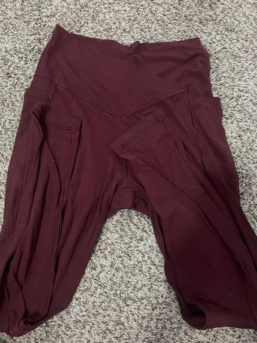 Aerie Maroon Leggings