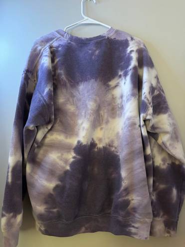 Urban Outfitters Oufitters Heart Tie Dye Crewneck 