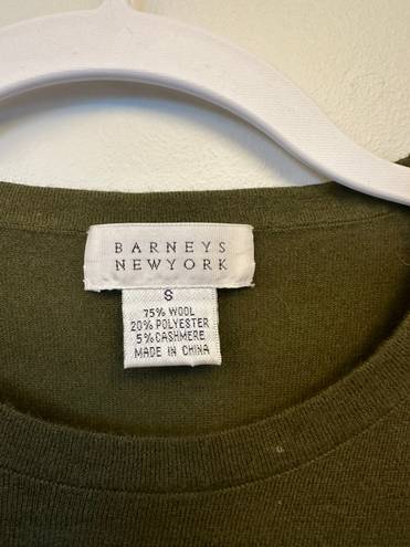 Barney’s New York Green Shirt + Cardigan Set