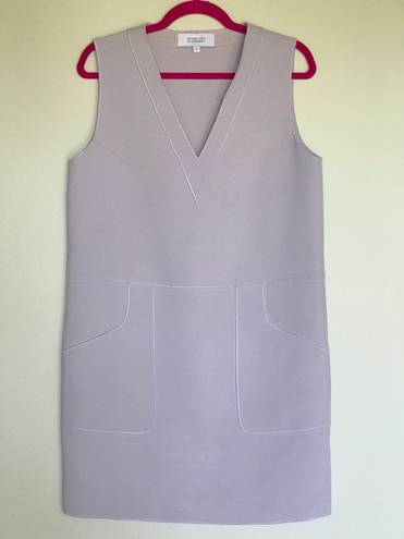 Derek Lam 10 Crosby women’s raised-seam knit lavender sleeveless dress size 8 M