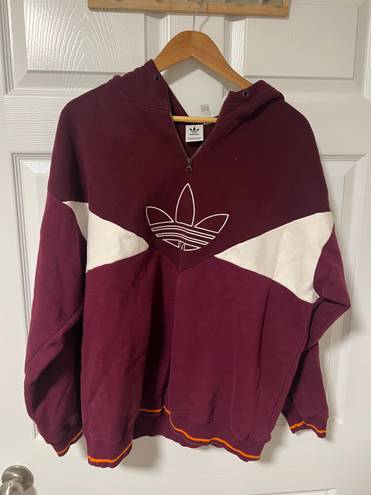 Adidas Terry Zip Hooded Sweatshirt