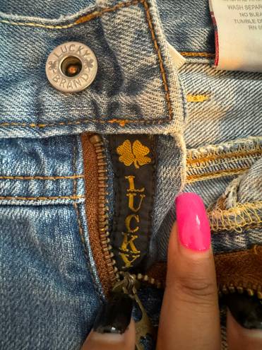 Lucky Brand jean mini skirt