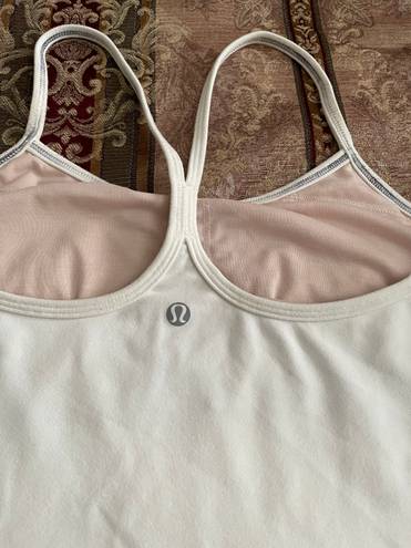 Lululemon Power Y Tank Everlux *Asia Fit White 