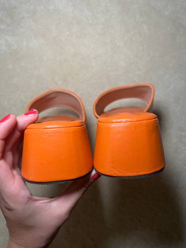 Peppermayo Cult Avenue  Orange Ambrose Mules | US 7