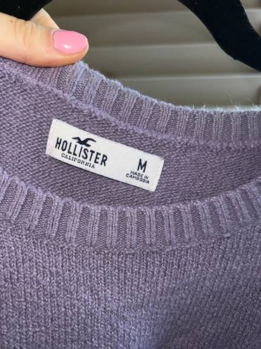 Hollister Purple Tie Sweater