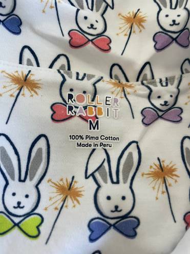 Roller Rabbit New Years 2022 Celebration Bunnies Polo Pajama Set☀️🍾