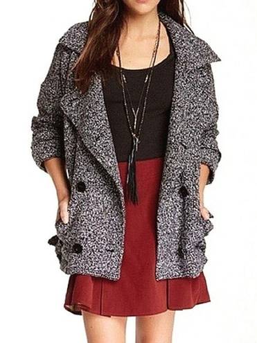 Free People Slouchy Tweed Moto Jacket