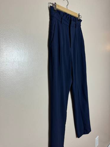 Lulus Navy Lulu’s Skinny High-Waisted Dress Pants Size S EUC