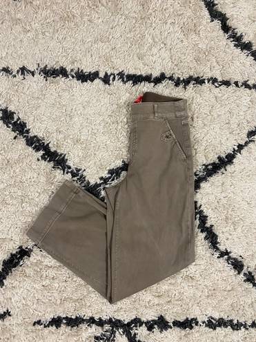 Spanx Stretch Twill Cropped Wide Leg Pants