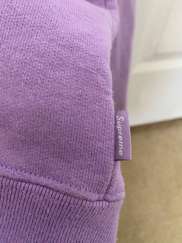 Supreme World Famous Zip Up Hooded Sweatshirt Violet