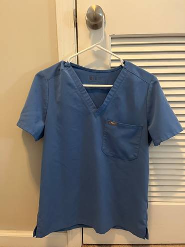 FIGS Ceil Blue Scrub Top