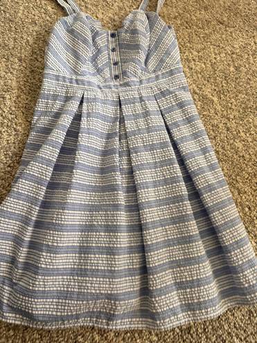 Charlotte Russe light blue/white striped dress