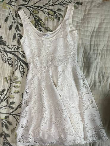 Aeropostale White Lace Dress