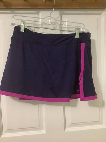 Nike Pink and blue  dri fit skort size medium