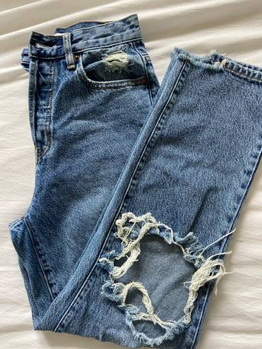 PacSun Dark Washed Ripped Jeans