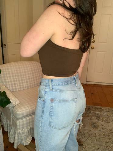 Loft Brown Tube Top