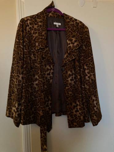 Fashion Bug NWT  Leapard Print Fashion Jacket