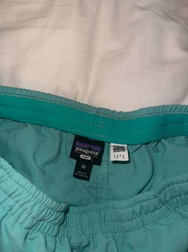 Patagonia Turquoise Baggies Shorts