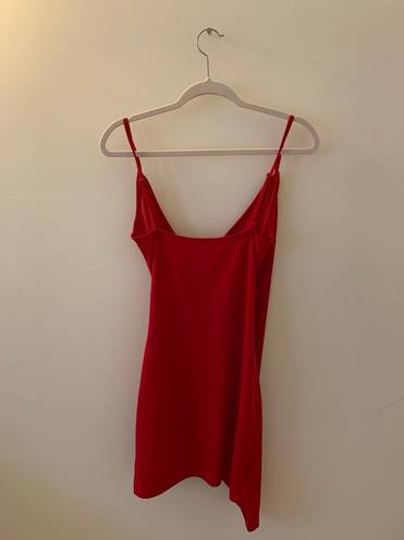 Red Bodycon Mini Dress Size XS