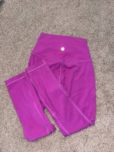 Lululemon Purple/Pink Capri Leggings