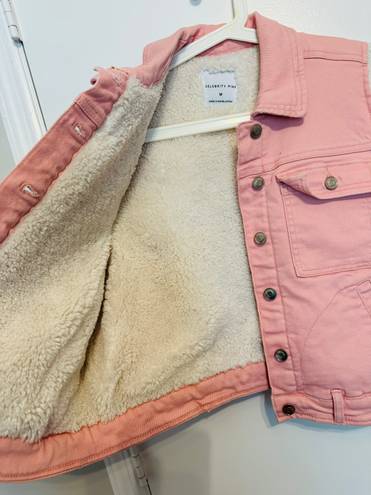 Celebrity Pink New!  Sherpa Vest Size M