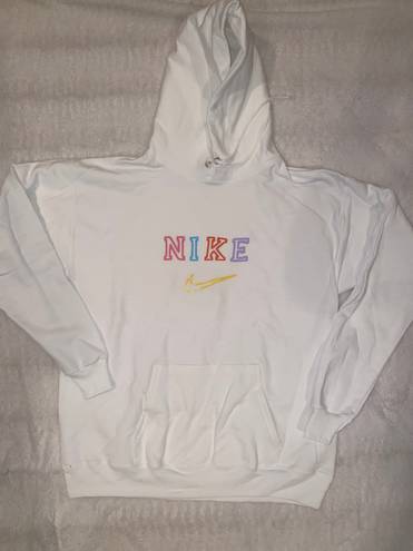 Hoodie White Size M