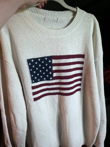 American Flag Graphic Sweater Size XL