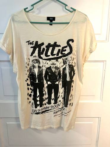 MNG Jeans the kitties band tee