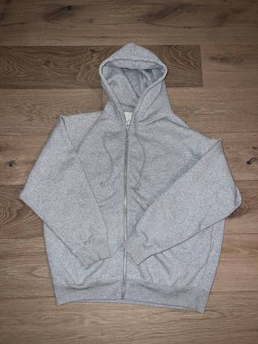 Brandy Melville oversized gray hoodie