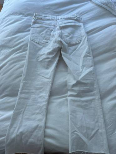 ZARA Flared White Jeans
