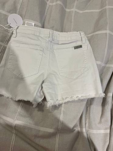 Joe’s Jeans white jean shorts 
