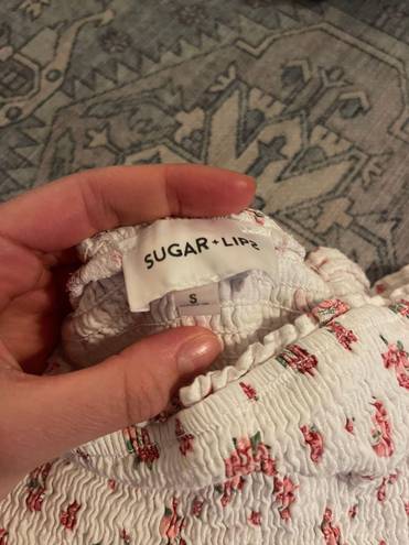 Sugar and L!ps Floral Mini Skirt