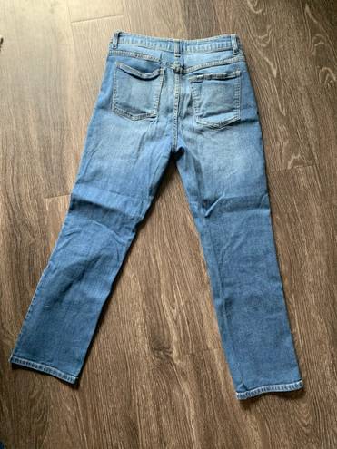 Harper High Rise Straight Denim Jeans