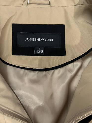 Jones New York Trench Coat Rain Coat Nude Beige