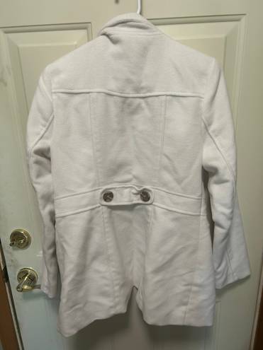 Mine pea coat. Size medium White