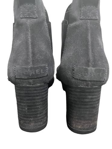 Sorel Addington Gray Ankle Bikercore Boots