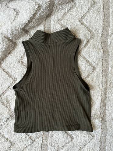 Lane 201  Olive Green Turtle Neck 