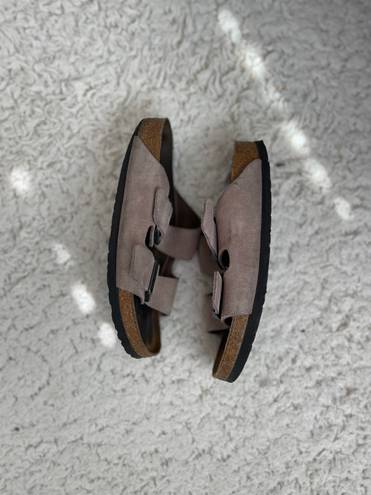 Birkenstock Arizona Tan Suede Sandals