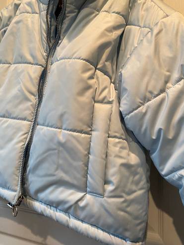 Celebrity Pink Pale Blue Puffer Jacket