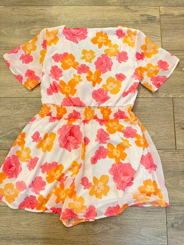 Pink Lily Floral Dress