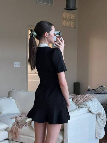 Pretty Little Thing Black Short Sleeve Mini Dress 