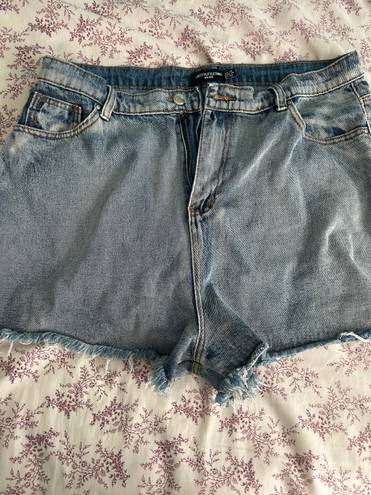 Pretty Little Thing High Waisted Denim Shorts