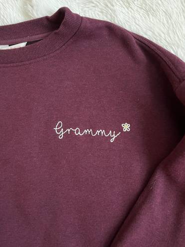 Danskin Grammy Embroidered Sweatshirt 