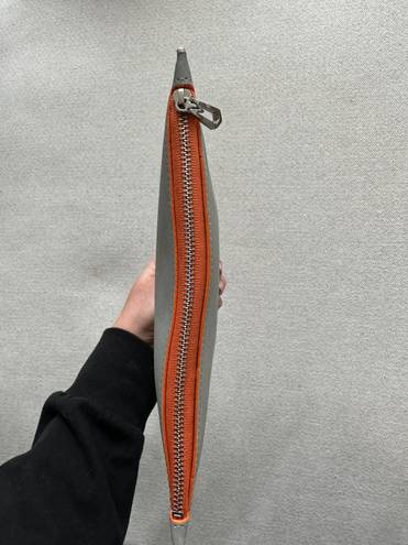 Marc Jacobs Reflective Pouch with Orange Trim