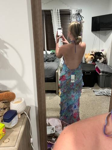 ZARA Floral Maxi Dress