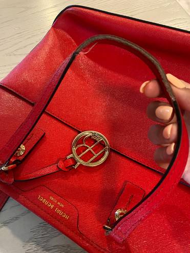 Henri Bendel Bright Red Hobo Crossbody Bag