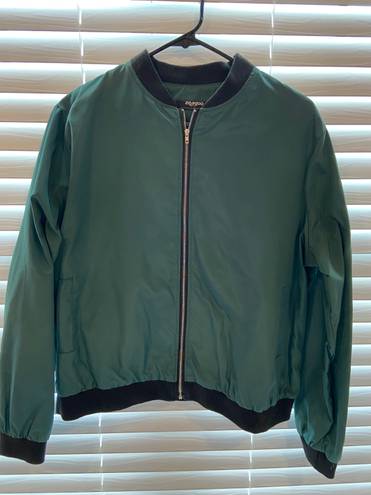 Zeagoo Green Bomber Jacket