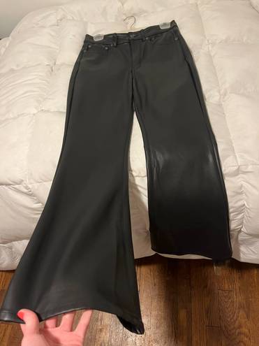 American Eagle Flare Leather Pants