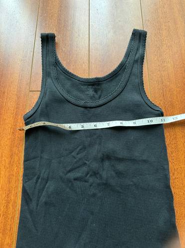 Brandy Melville black ribbed tank top